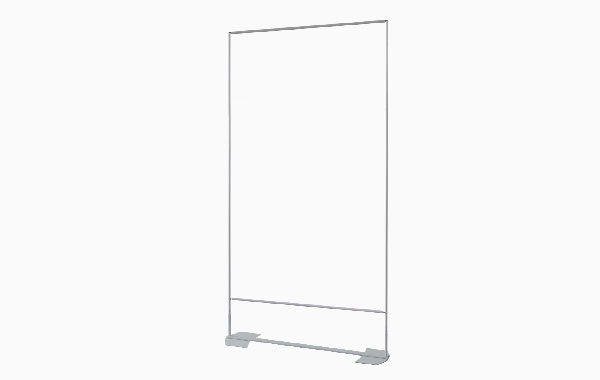 Easymag Größe Hardware 100X200 Wing, Aufsteller mit stabilen Füßen.