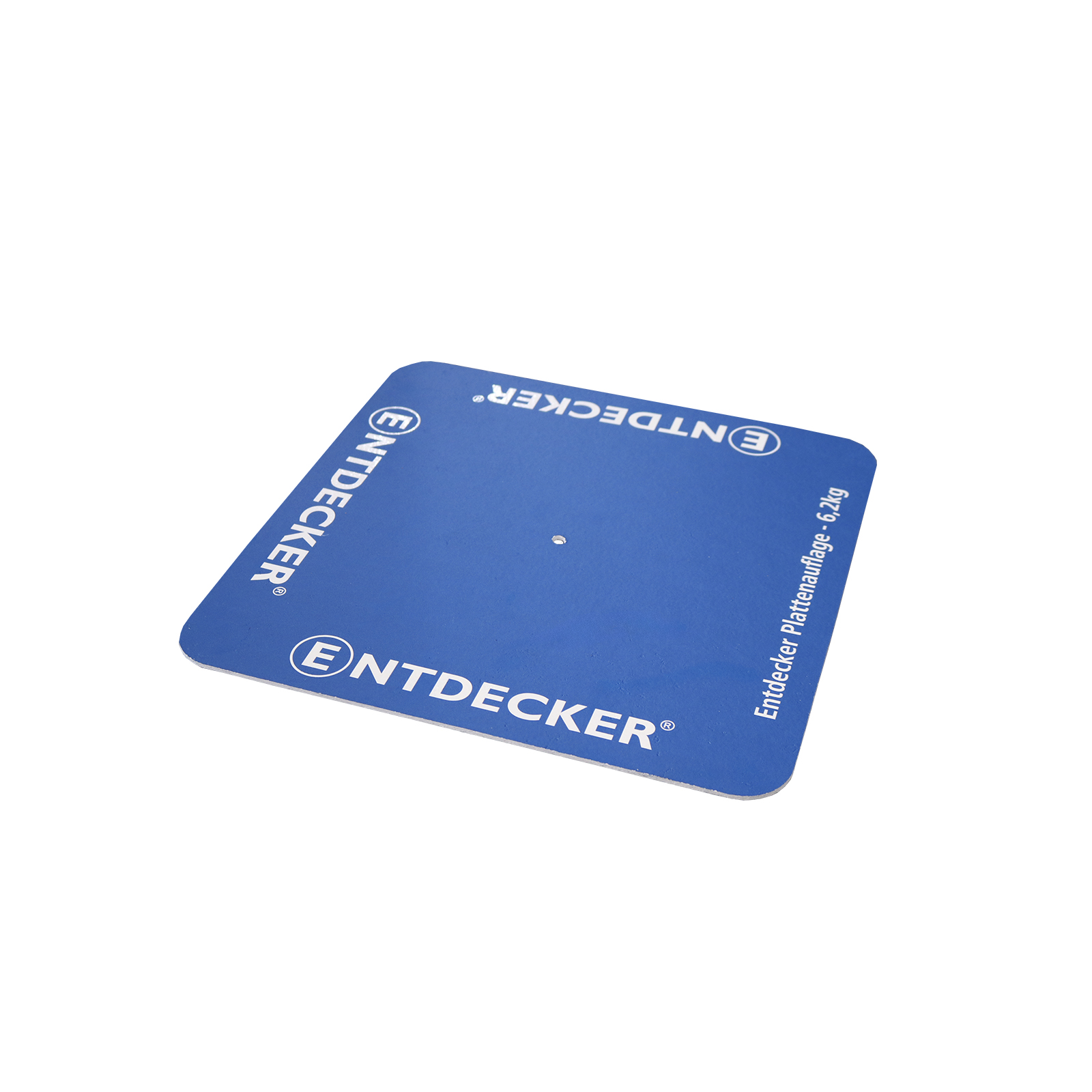Bodenplatte für Beachflag, quadratisch, blau, 6,2 kg, Marke ENTDECKER.