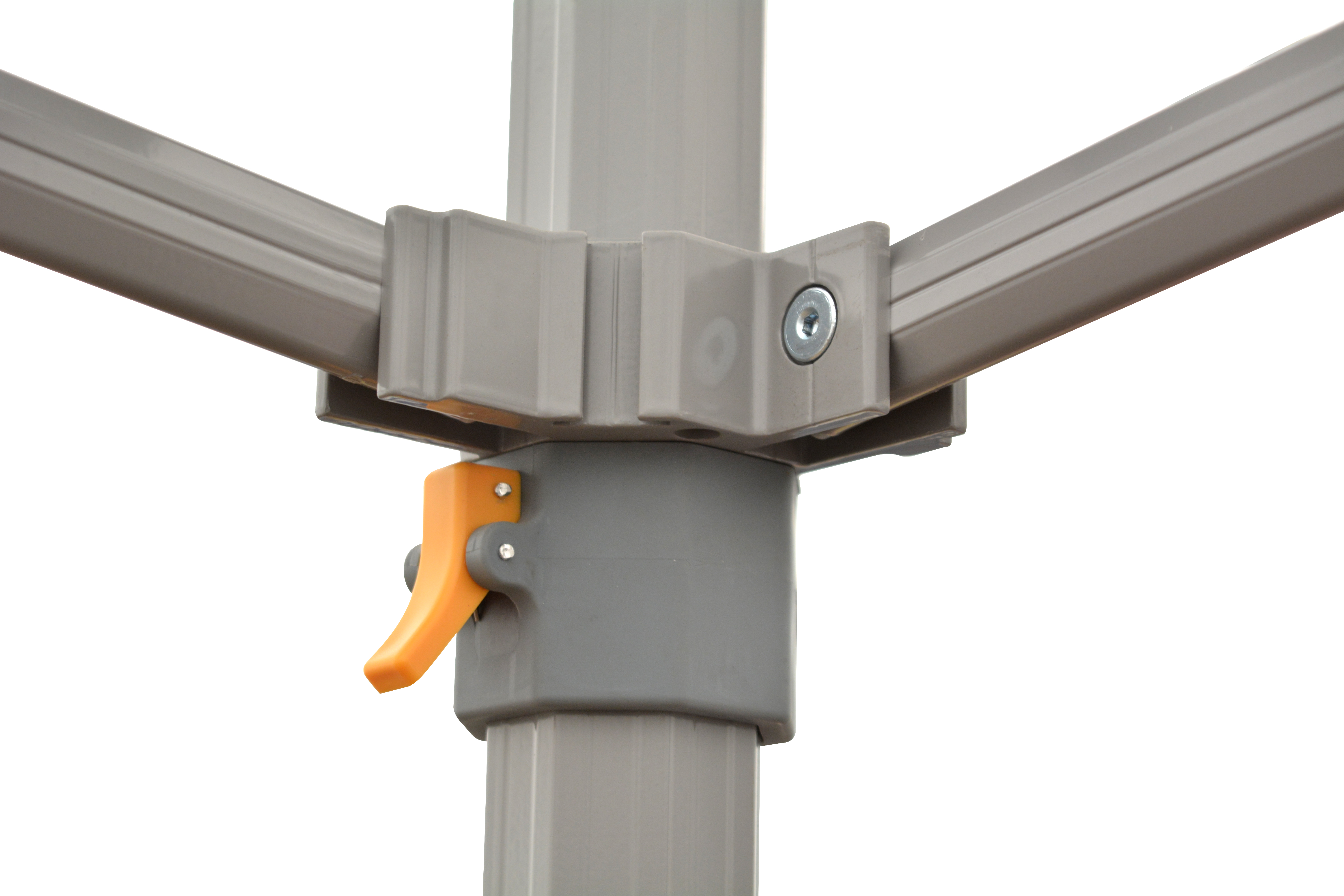 Faltzelt Octa Go 3x3 mit einem stabilen, faltbaren Gestell aus Metall.