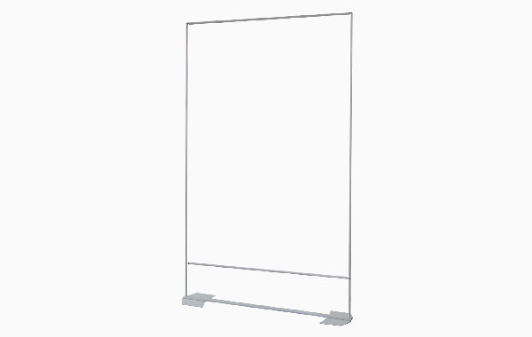 Easymag Größe Hardware 120X200 Wing, ein freistehender Rahmen aus Aluminium
