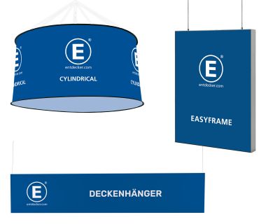 Bedruckte Deckenhänger