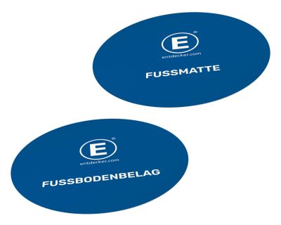 Fußbodenwerbung