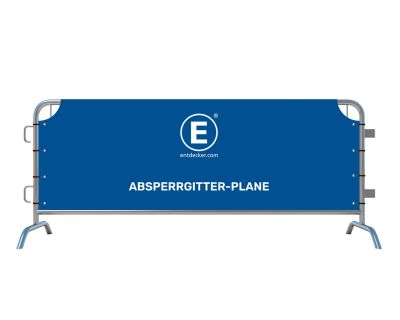 Absperrgitter-Plane